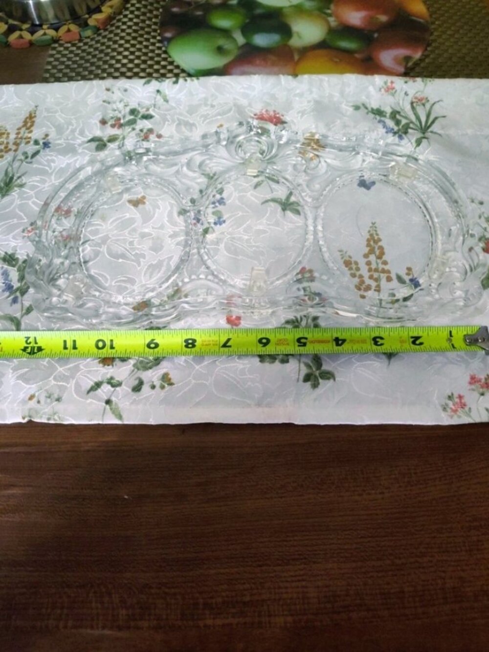 Mikasa Princess Crystal Clear and Frost Triple Oval Pic 3.25 x 4.5 In - Picture 6 of 7